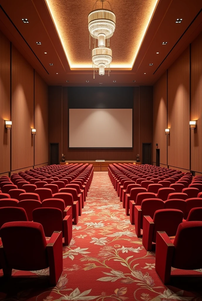 (Photorealism:1.2), auditorium of a business hotel