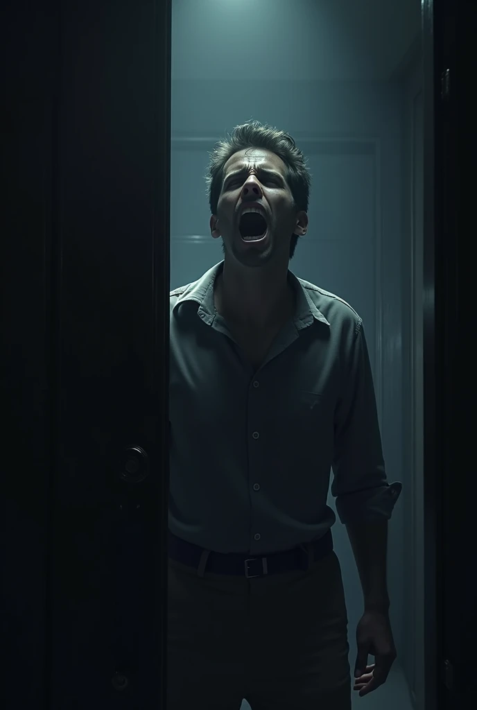 Scene 5: The Betrayal**
*(Julia and Winston are arrested in a dark room where they were together. The lights shine brightly on them.)*
**Winston:** (yelling) ¡No! They can't do this!
*(The sound of the door opening is heard, followed by the guard's laughter as he entered.)*