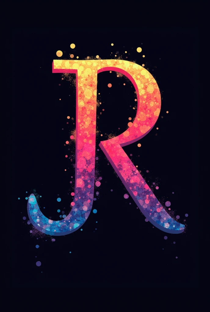 logotype/art for the band J inside the R with a gradient font