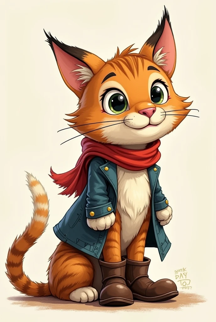 tale of puss in boots drawing for