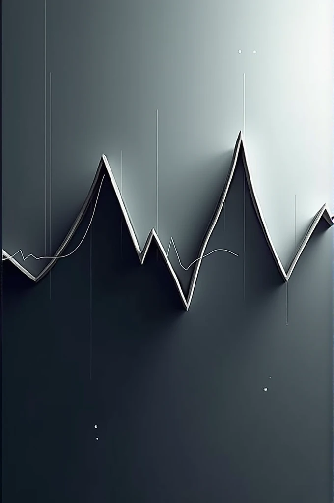 Line graph in the shape of the letter M