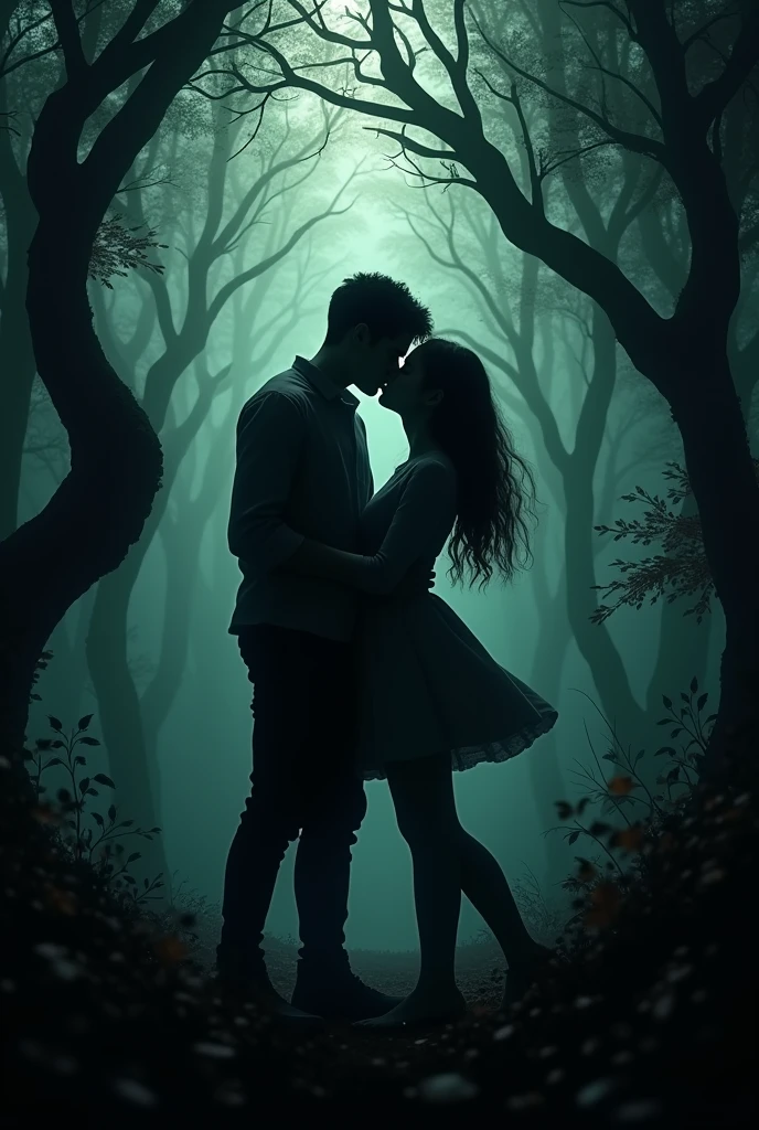 Scene 3: The Forbidden Encounter**
**julia:** (whispering) I'm not afraid. We must live even for a moment. (in a dark forest)
*(The boy and the girl kiss furtively, while looking around to make sure there are no telescreens.)*
