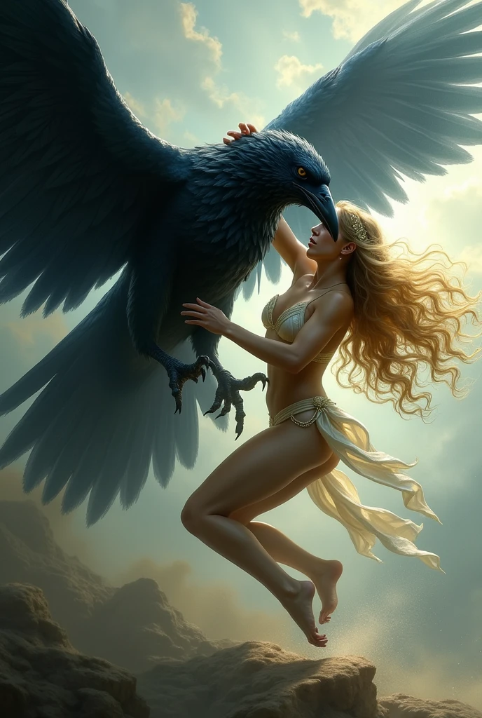 Raven fighting Zelda naked