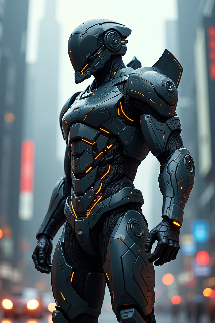 futuristic armor