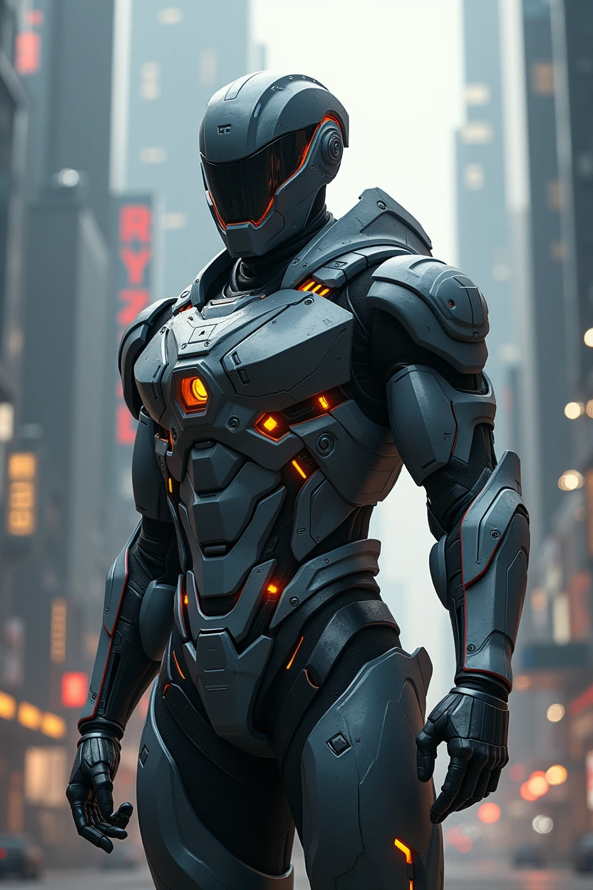 futuristic armor