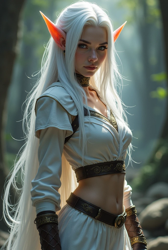White elf with white eyes rpg rogue sex