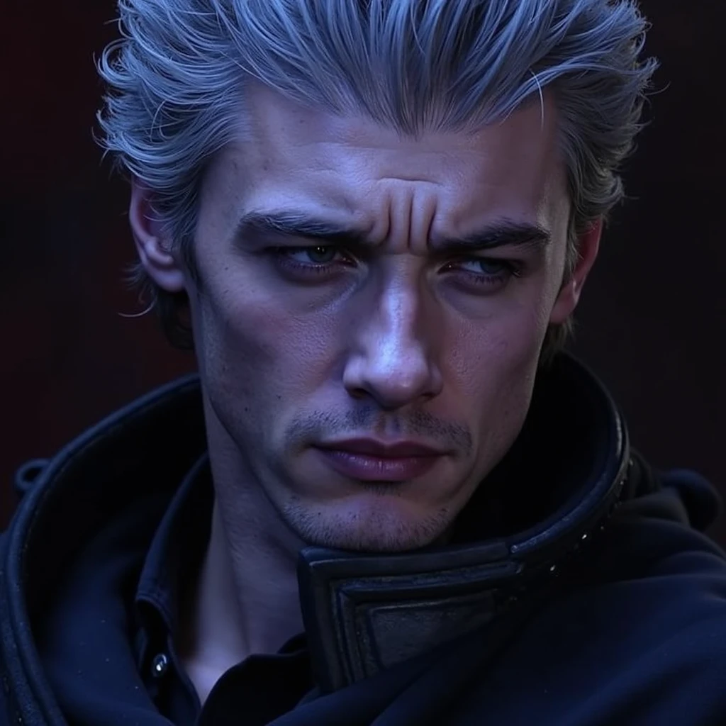 1990s, cinematic, aesthetic, roman soldier smiling, long hair, clean shaven, young, dramatic lighting