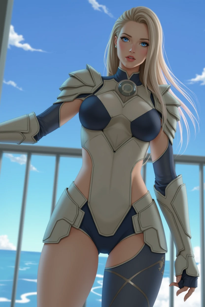 Futuristic medieval armor