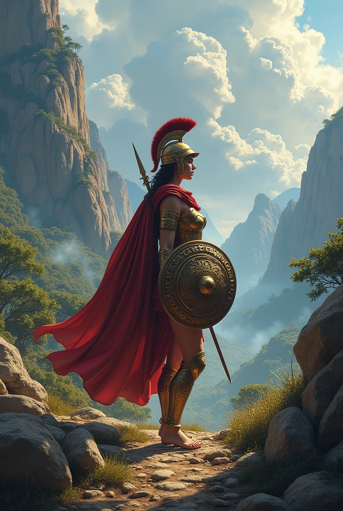 Athena on an adventure