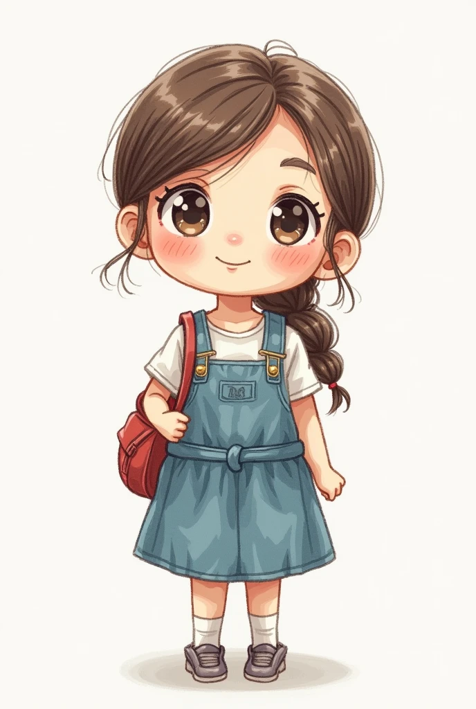 a simple drawing of a student