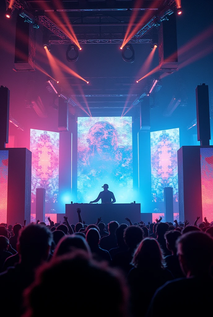 DJ booth with stage design