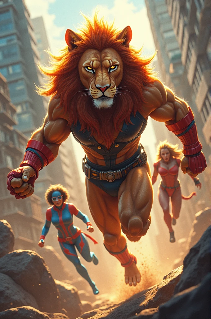 Superheroes based on a lion