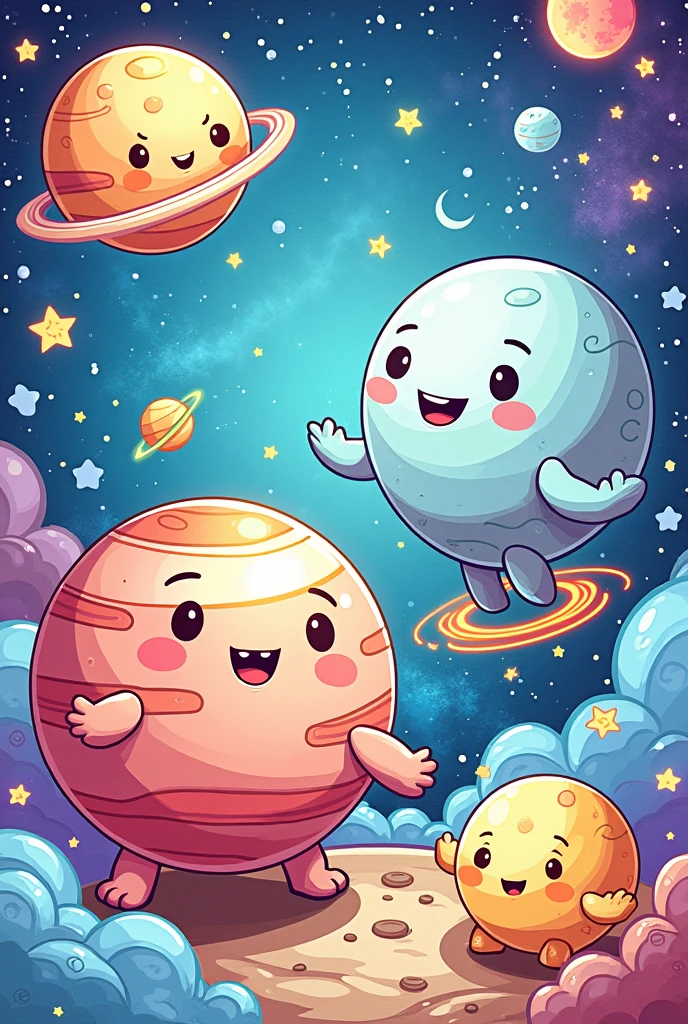 Space images for children to color