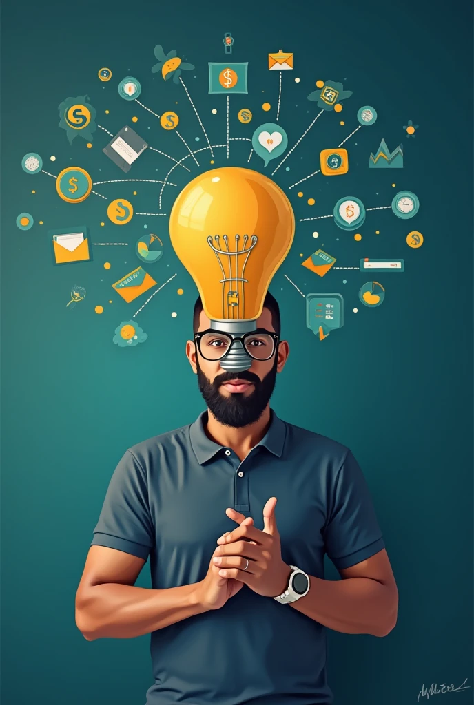 Help me generate an image for the thread hook below

The biggest advantage you've got as a Business developer is your mentality and intellect.

But most fail to figure this out

Here's how you can improve your Business strategy: 🧵