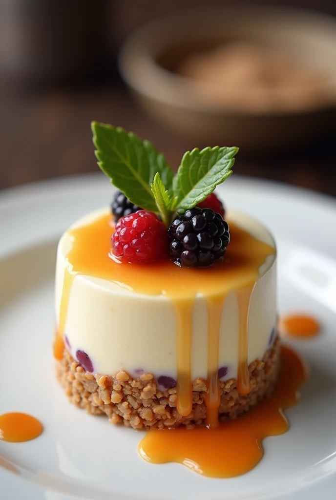 decorated cape gooseberry mousse png