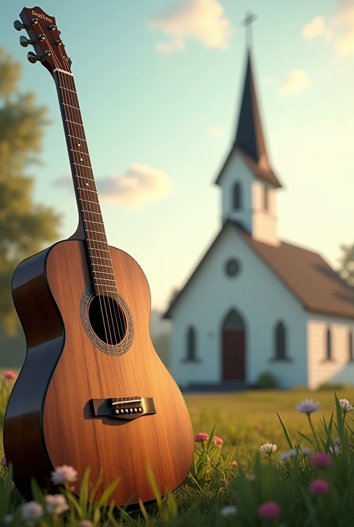 A guitar and an Adventist church