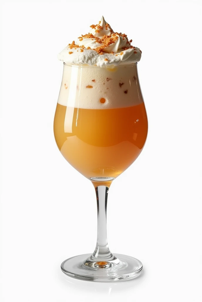 aguaymanto mousse in a normal acrylic glass in png format