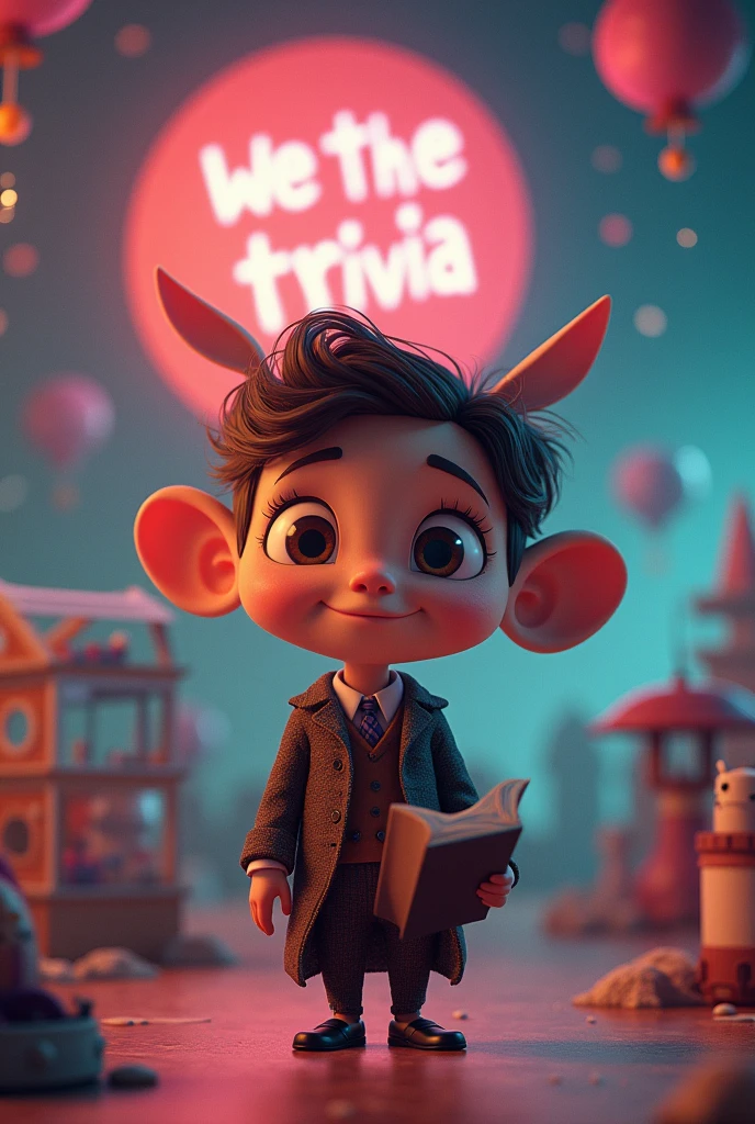 Create a creative and eye-catching trivia image for a YouTube channel
