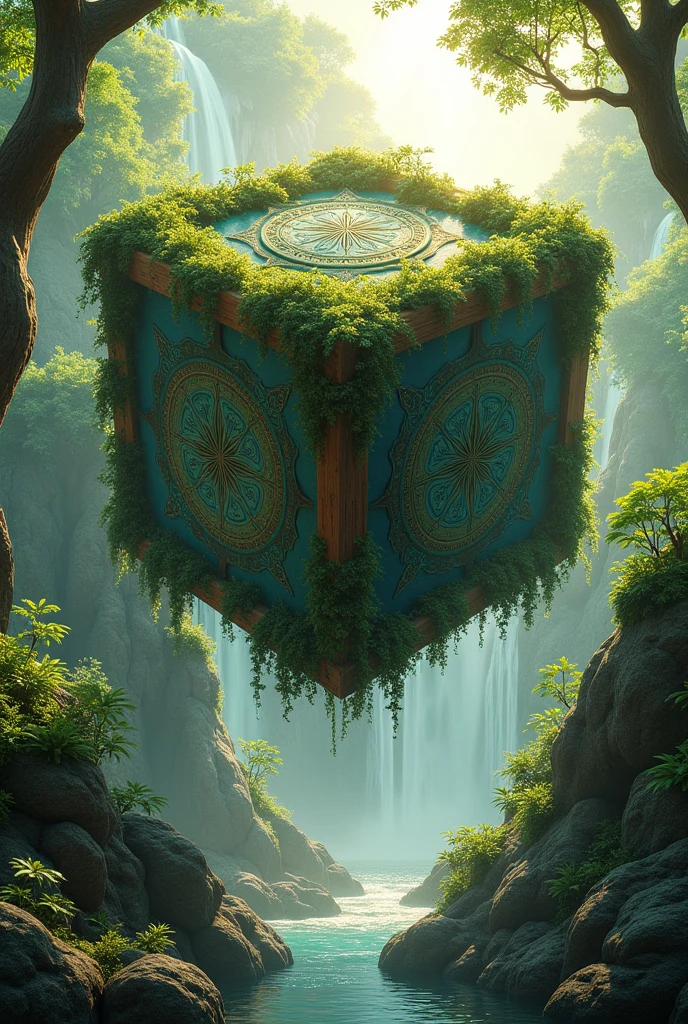 Infinite three-dimensional cube in nature