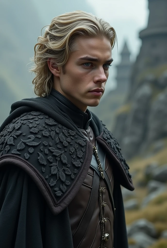 Create a young man , bastard son of a lannister and a targaryen