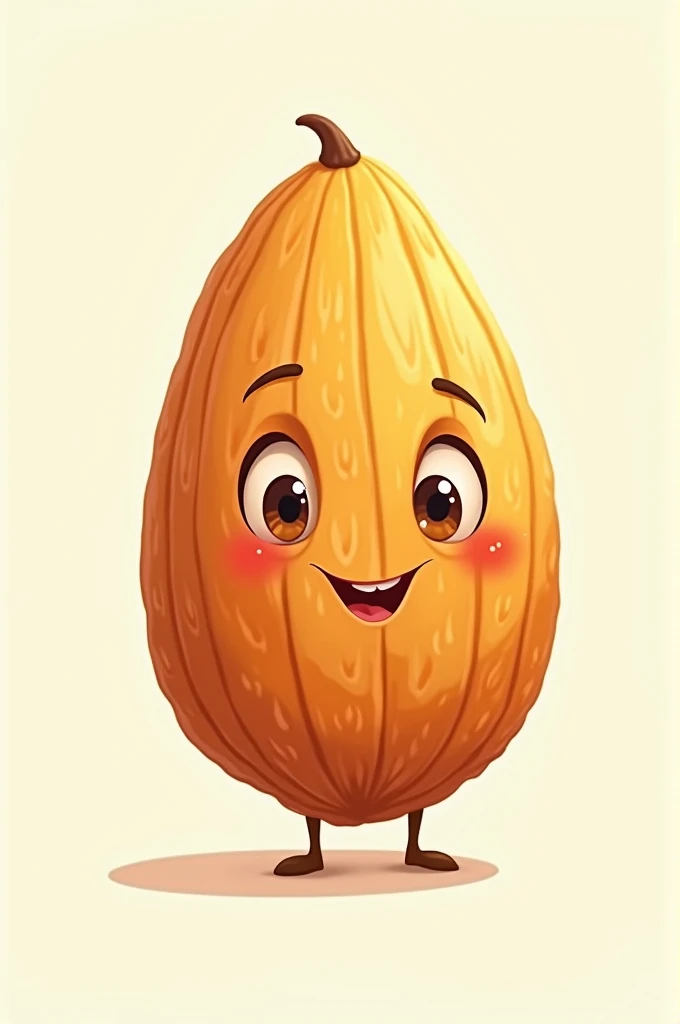 Create an image of an animated almond and inside it say nutrysemillas