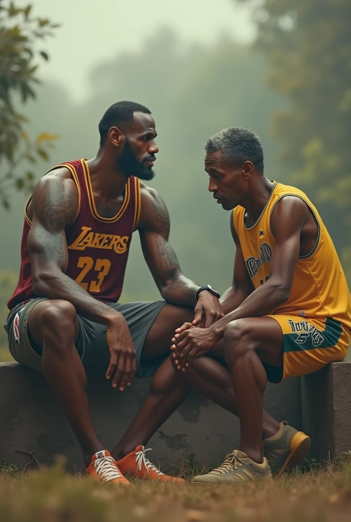 LeBron James smoking weed with Pelé
