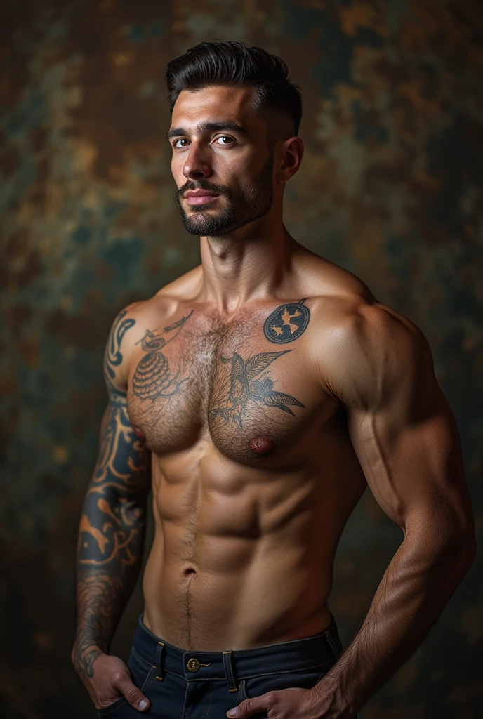 Big breasted men's beauty salon