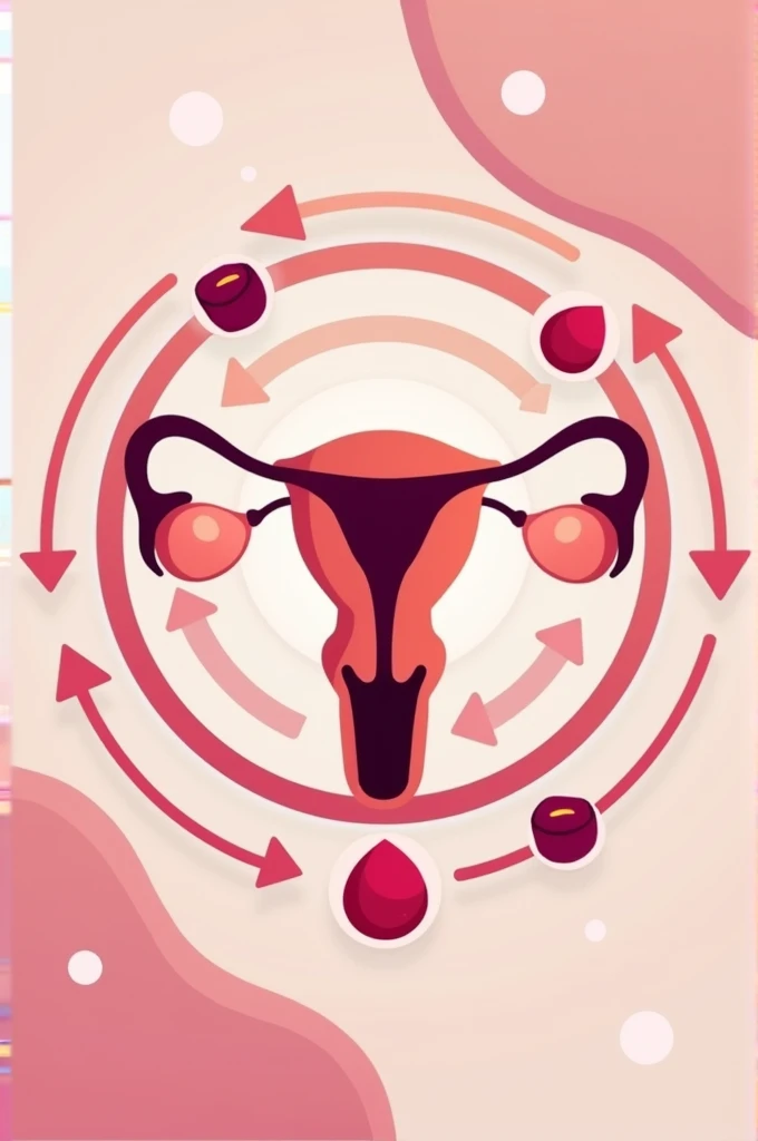 An image that represents the entire menstrual cycle 