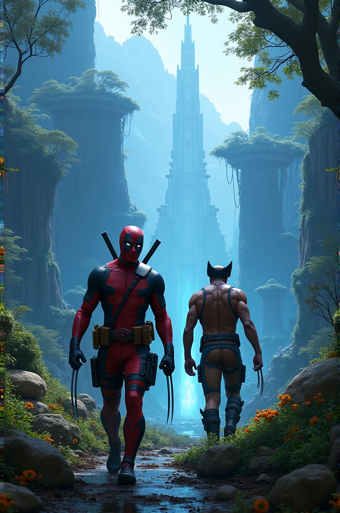 Deadpool and Wolverine on Pandora 