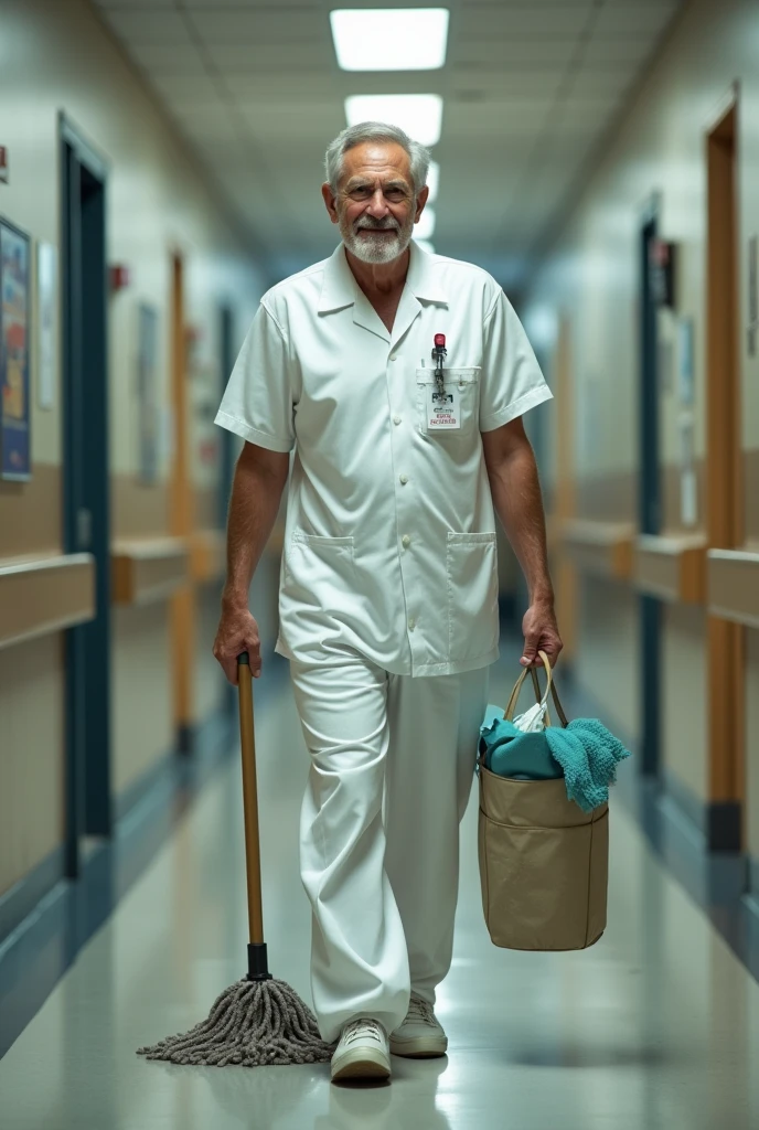 Now a male nurse who works as a janitor