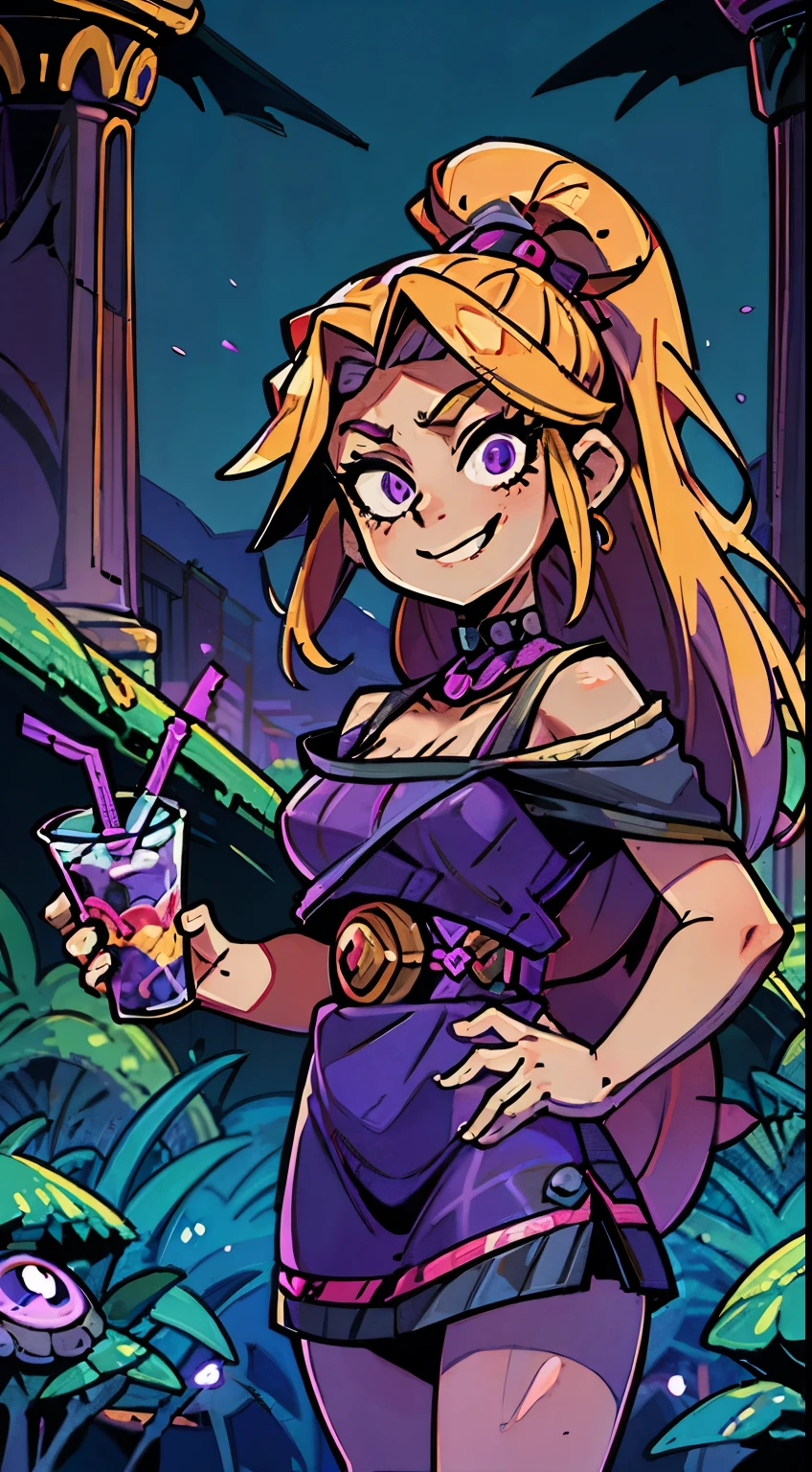 purple particle