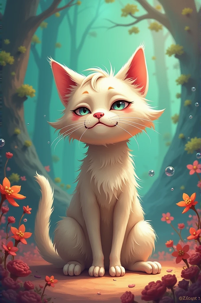 Un chat malade anime