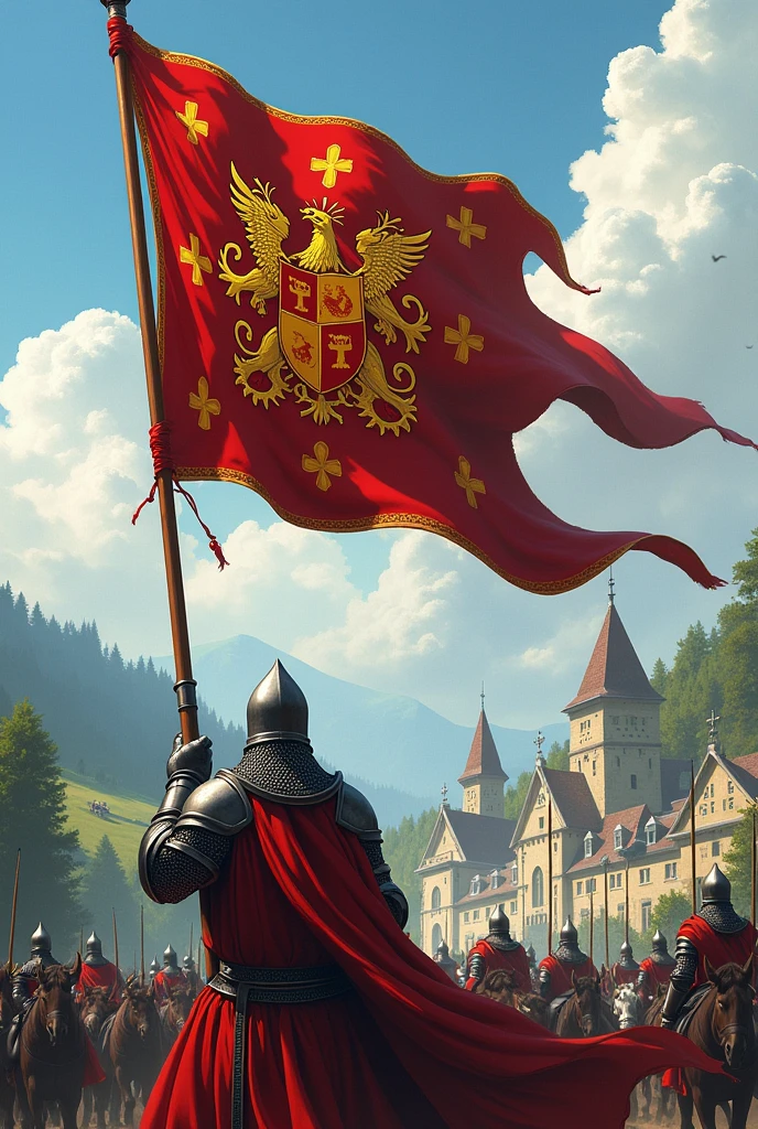 A knight's pennant