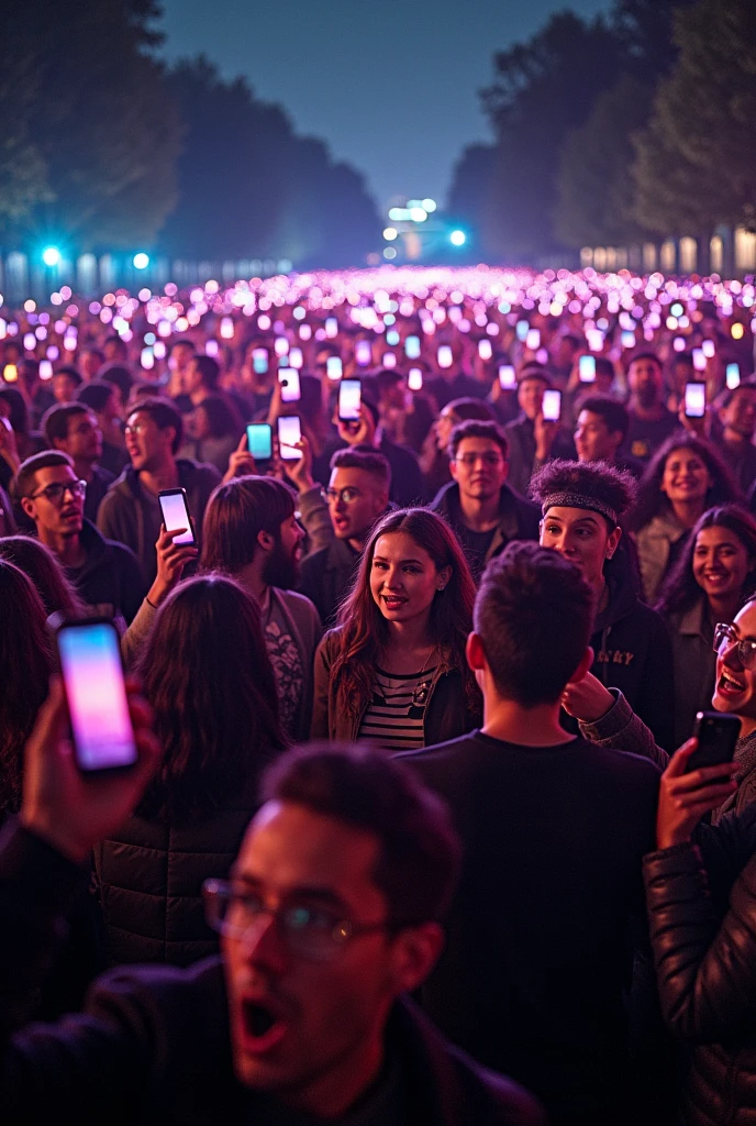 500 people sing on the phone