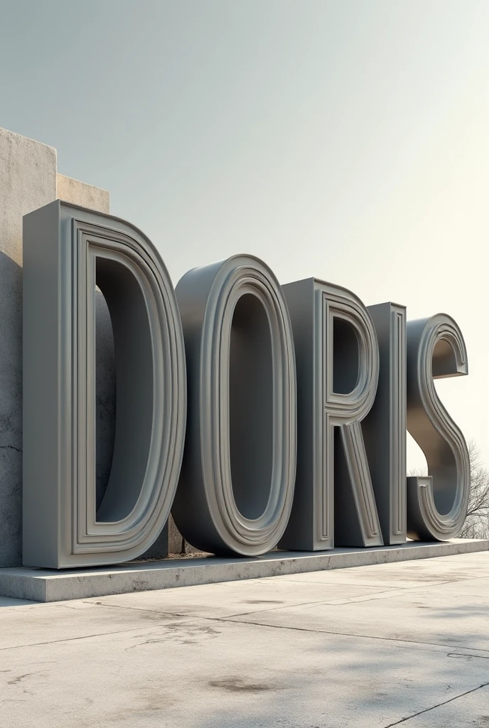 Those big, thick DIORIS letters