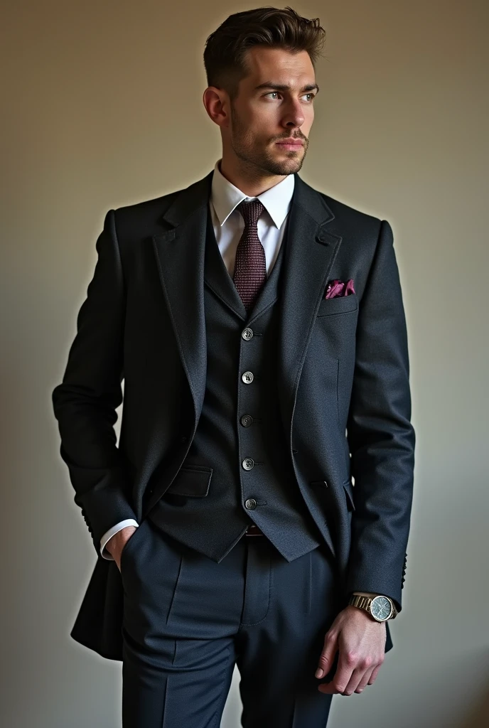 Create a post advertising classic men's clothing