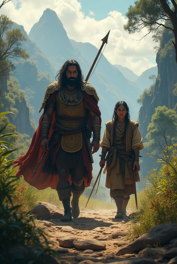 Ollantay goes to Antisuyo with his servant Pikichaki and swears that he will take revenge on the Inca Pachacútec of Inca Cusco