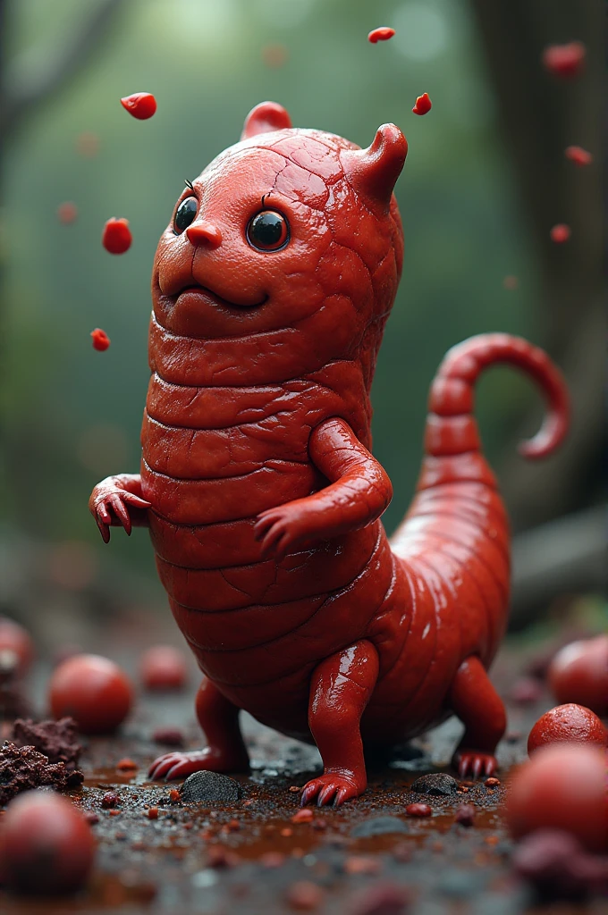 Animated blood sausage