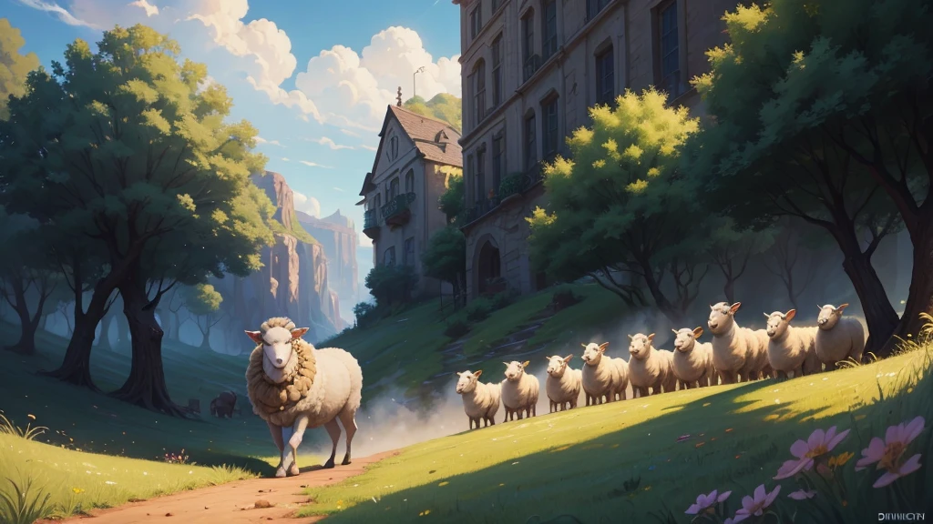 The Little Shepherd of Sheep,Diney Pixar Style