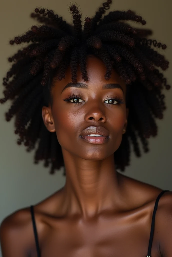photo of a very cute ebony woman
