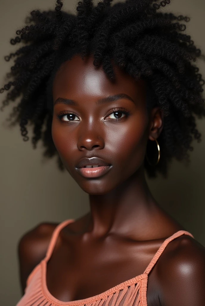 photo of a very cute ebony woman