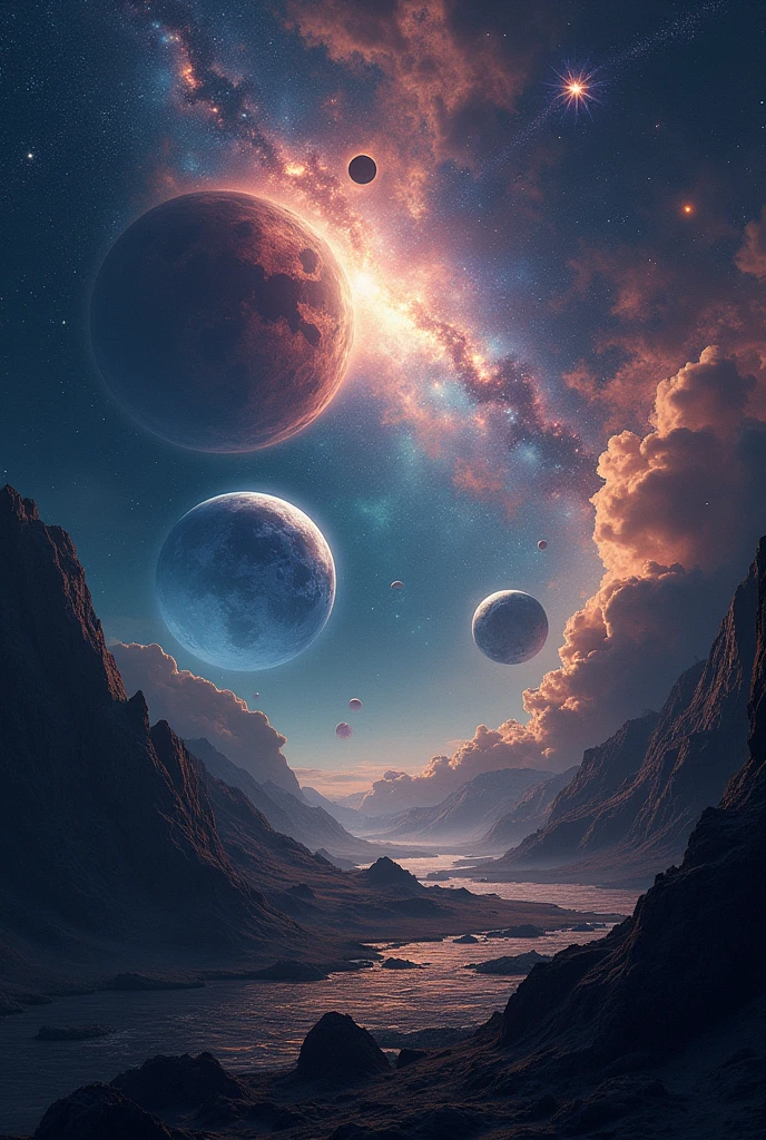 Images of space and universe