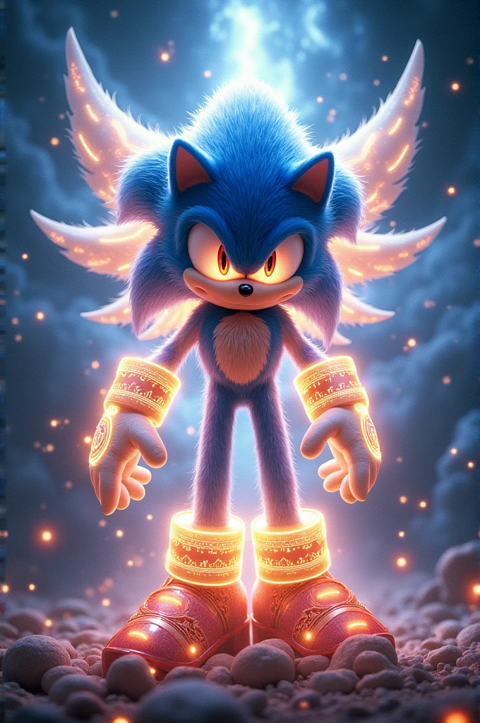 Sonic in the superior god transformation