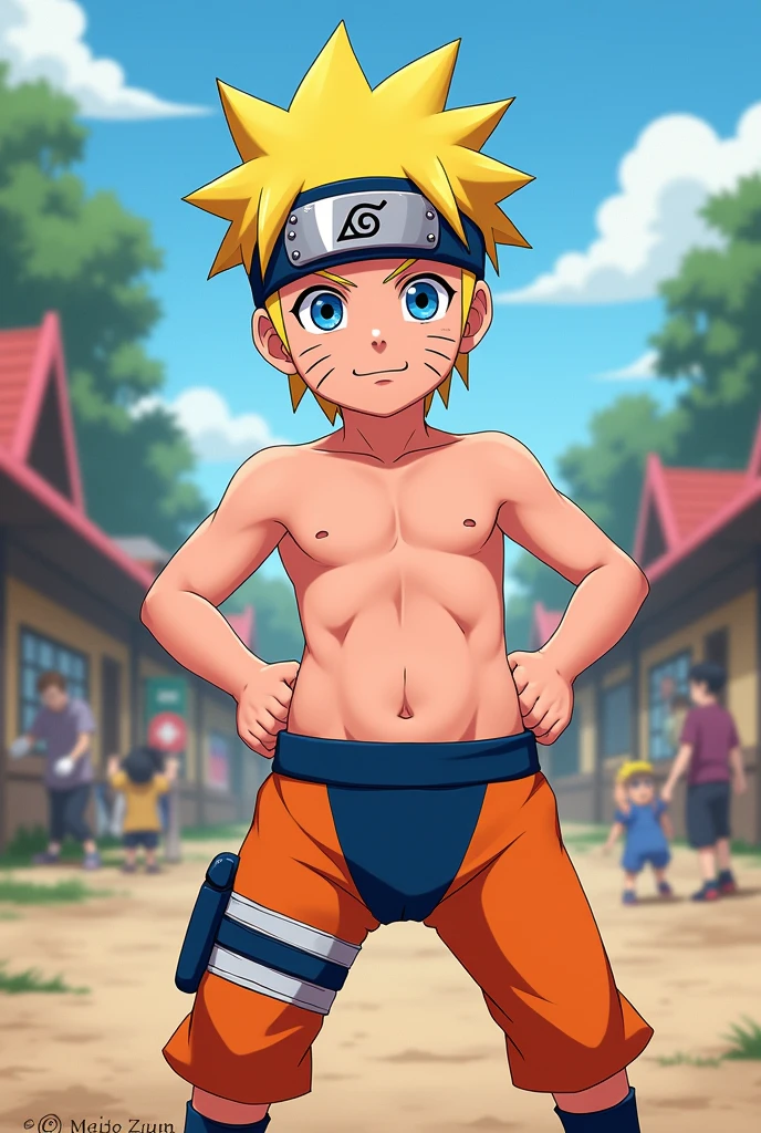 Naruto wearing underwear without pants 