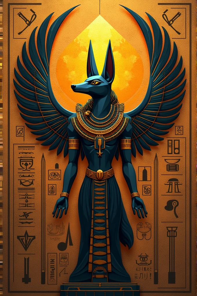 Create an Egyptian symbol for a music cover