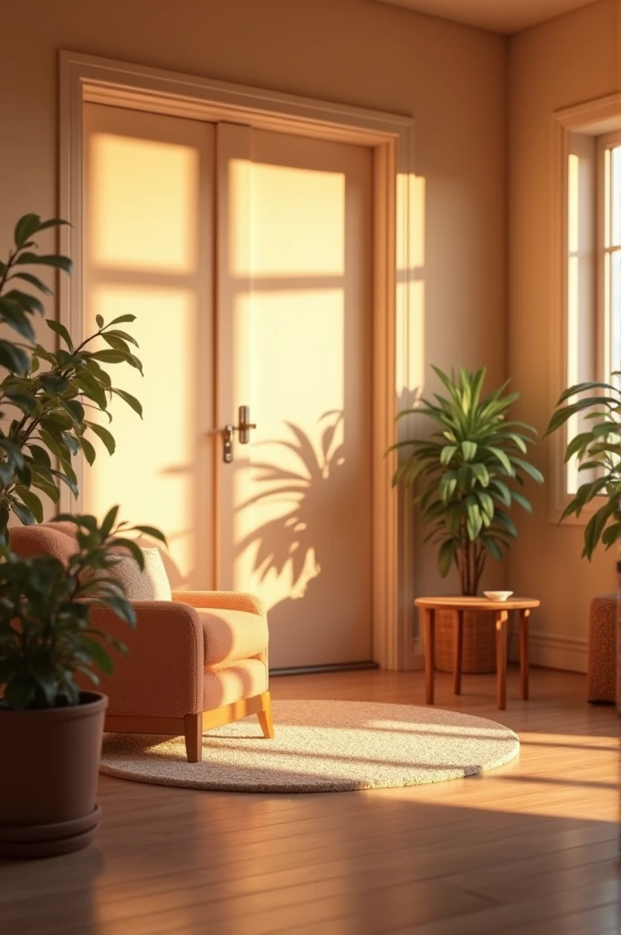 Warm background for video recording 