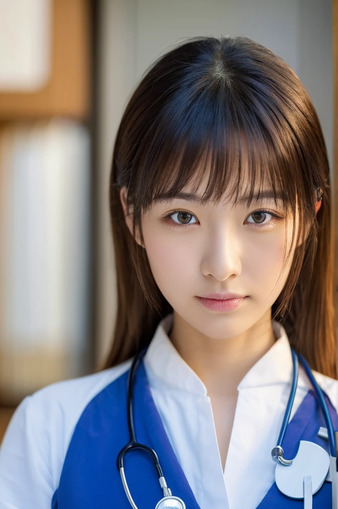 ((Highest quality)), ((masterpiece)), (detailed),Perfect Face,Japanese,Female doctor,White