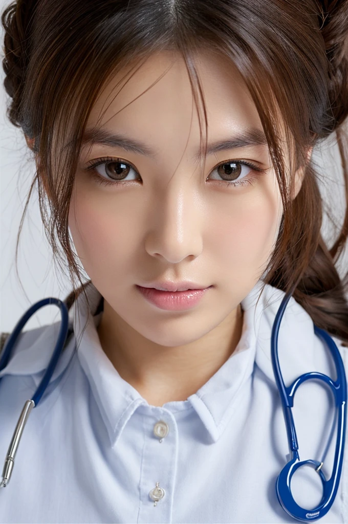 ((Highest quality)), ((masterpiece)), (detailed),Perfect Face,Japanese,Female doctor,White