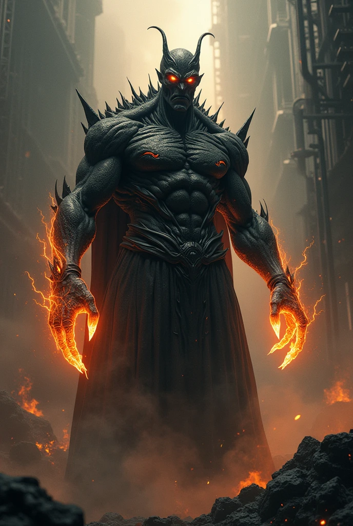 Create a villain and base him and his powers on carbon. Make him release powers.