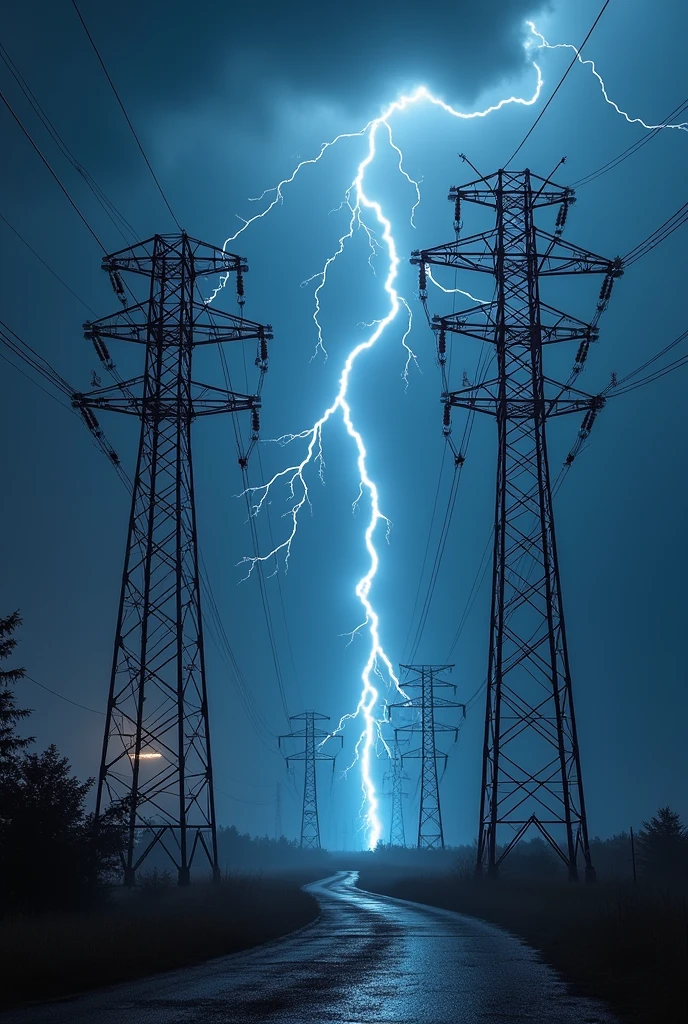 image of a lightning protection system. Present the Franklin type sensor and 4 descents, in addition to the grounding grid electrodes indicating the direction of flow of the electric current during the dissipation of the lightning energy. in a building
